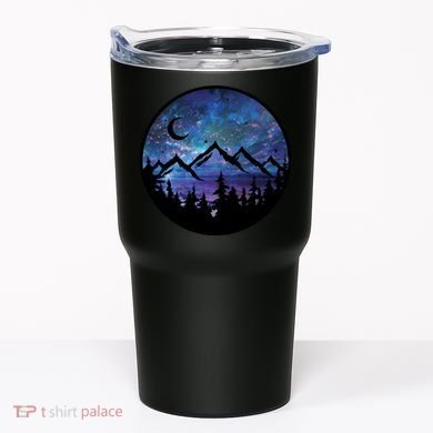 Mountains Star Night Sky Tumbler