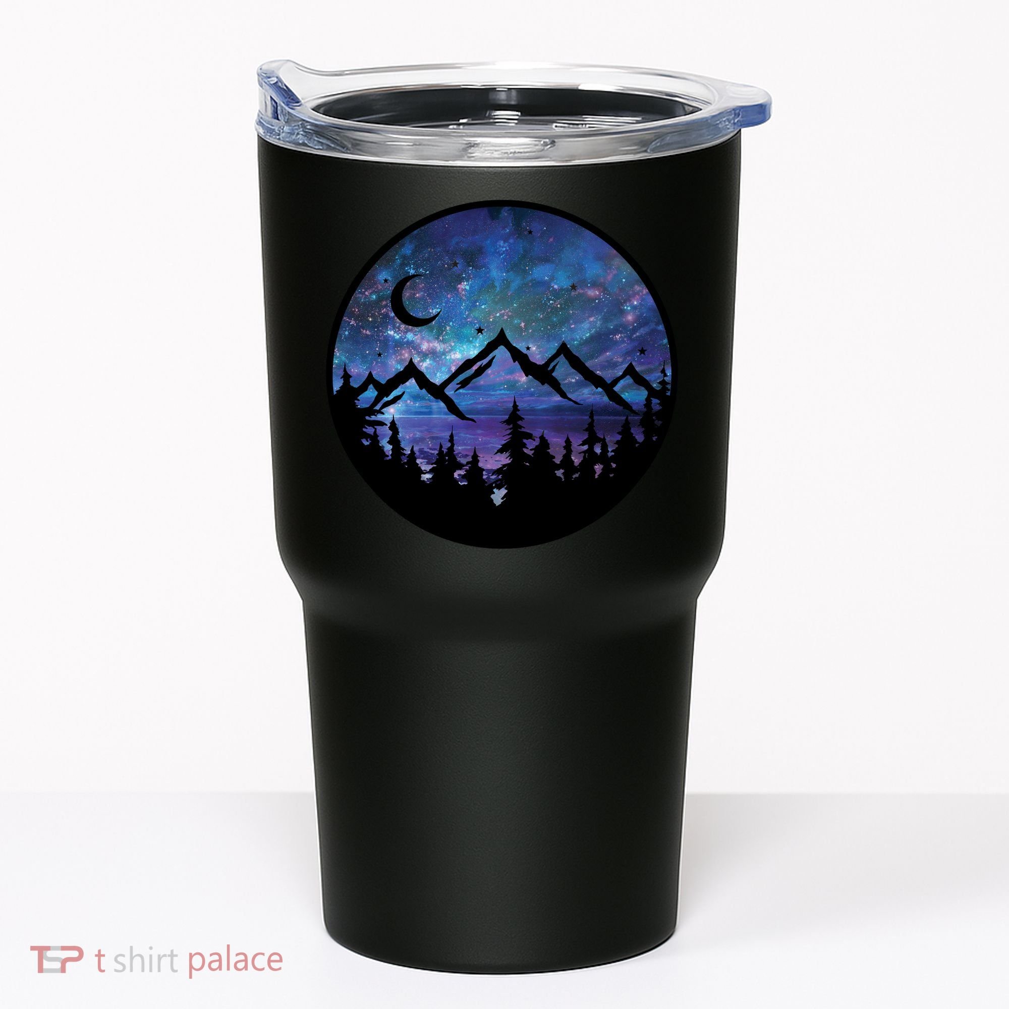 Mountains Star Night Sky Tumbler
