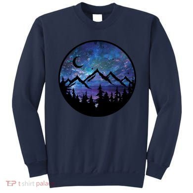 Mountains Star Night Sky Sweatshirt
