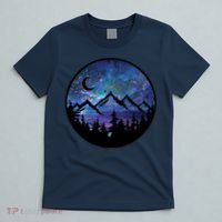 Mountains Star Night Sky T-Shirt thumb 5