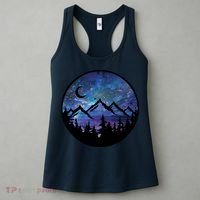 Mountains Star Night Sky Women's Tank Top thumb 3
