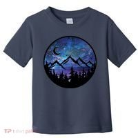 Mountains Star Night Sky Toddler T-Shirt thumb 0
