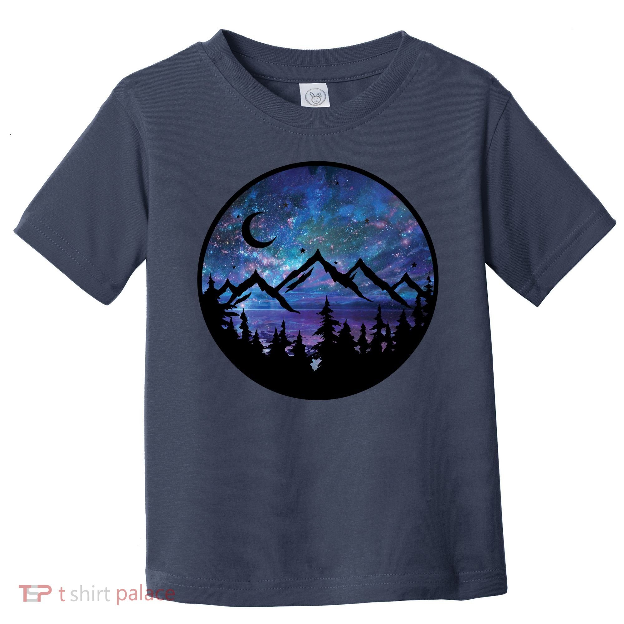 Mountains Star Night Sky Toddler T-Shirt