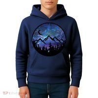 Mountains Star Night Sky Kids Hoodie thumb 4