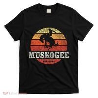 Muskogee Ok Vintage Country Western Retro T-Shirt thumb 0