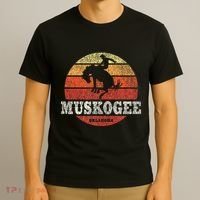 Muskogee Ok Vintage Country Western Retro T-Shirt thumb 3