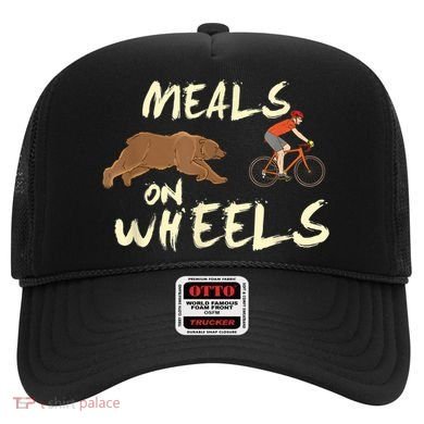 Meals On Wheels Cycling & Nature Design For Mountain Biker Hat