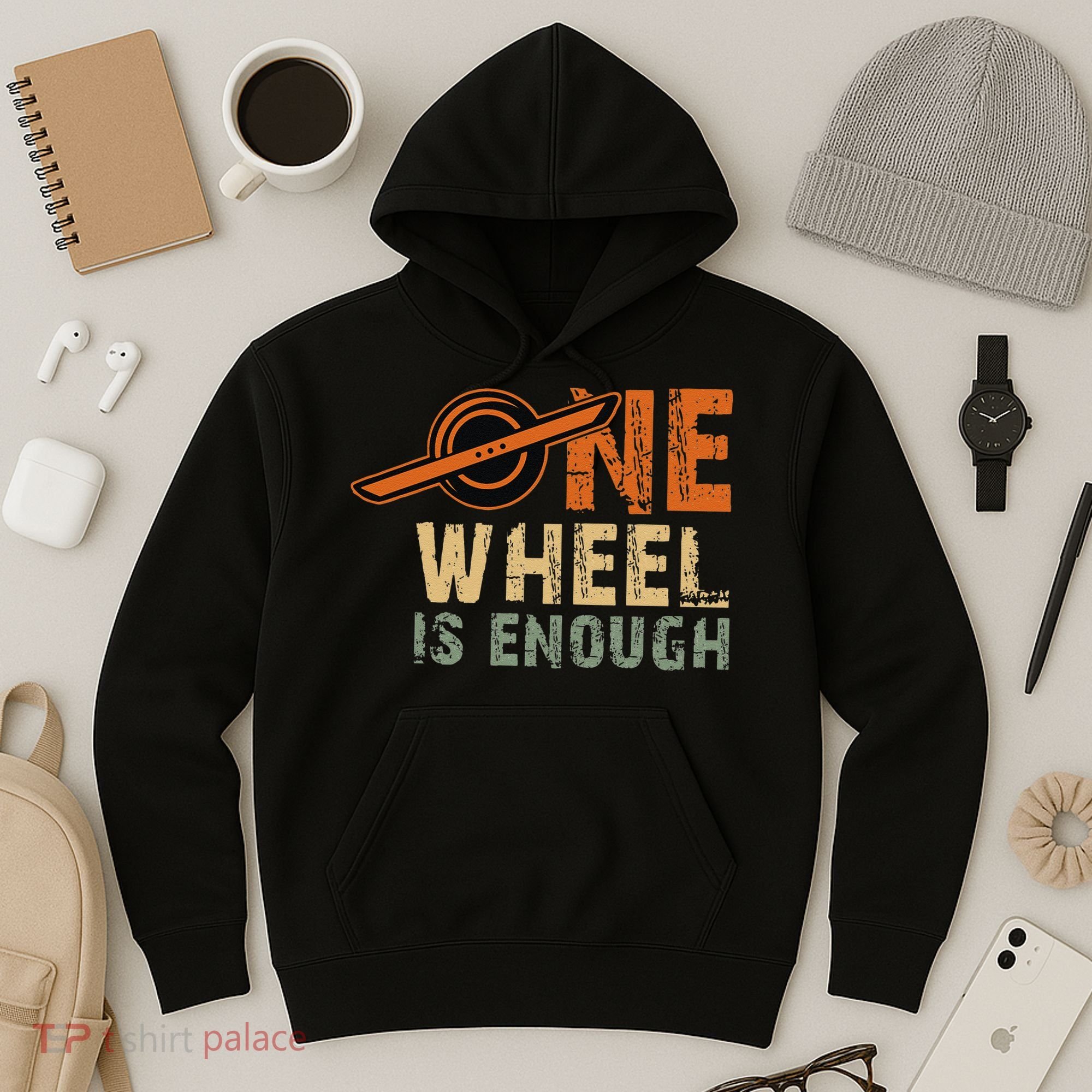 Monowheel One Wheel Skateboarding Electric Skateboard Float Hoodie