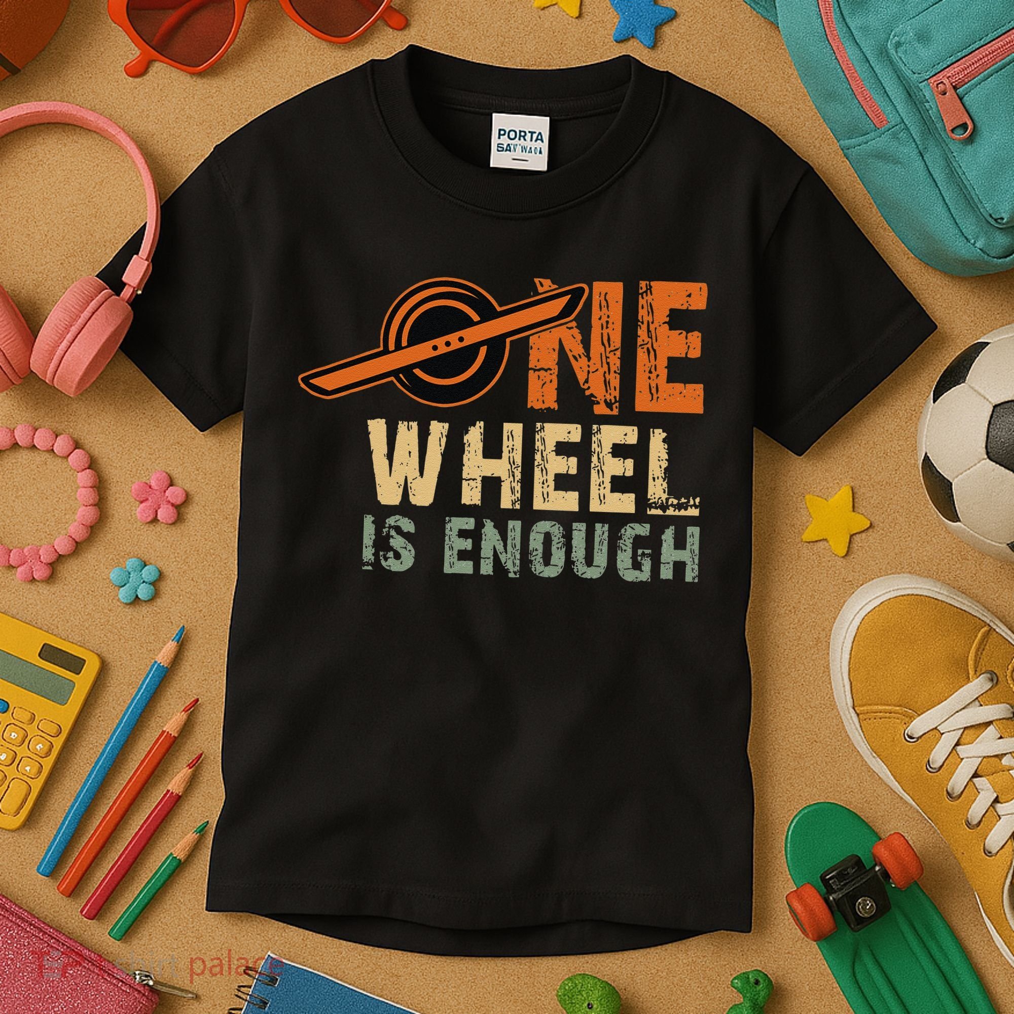 Monowheel One Wheel Skateboarding Electric Skateboard Float Kids T-Shirt