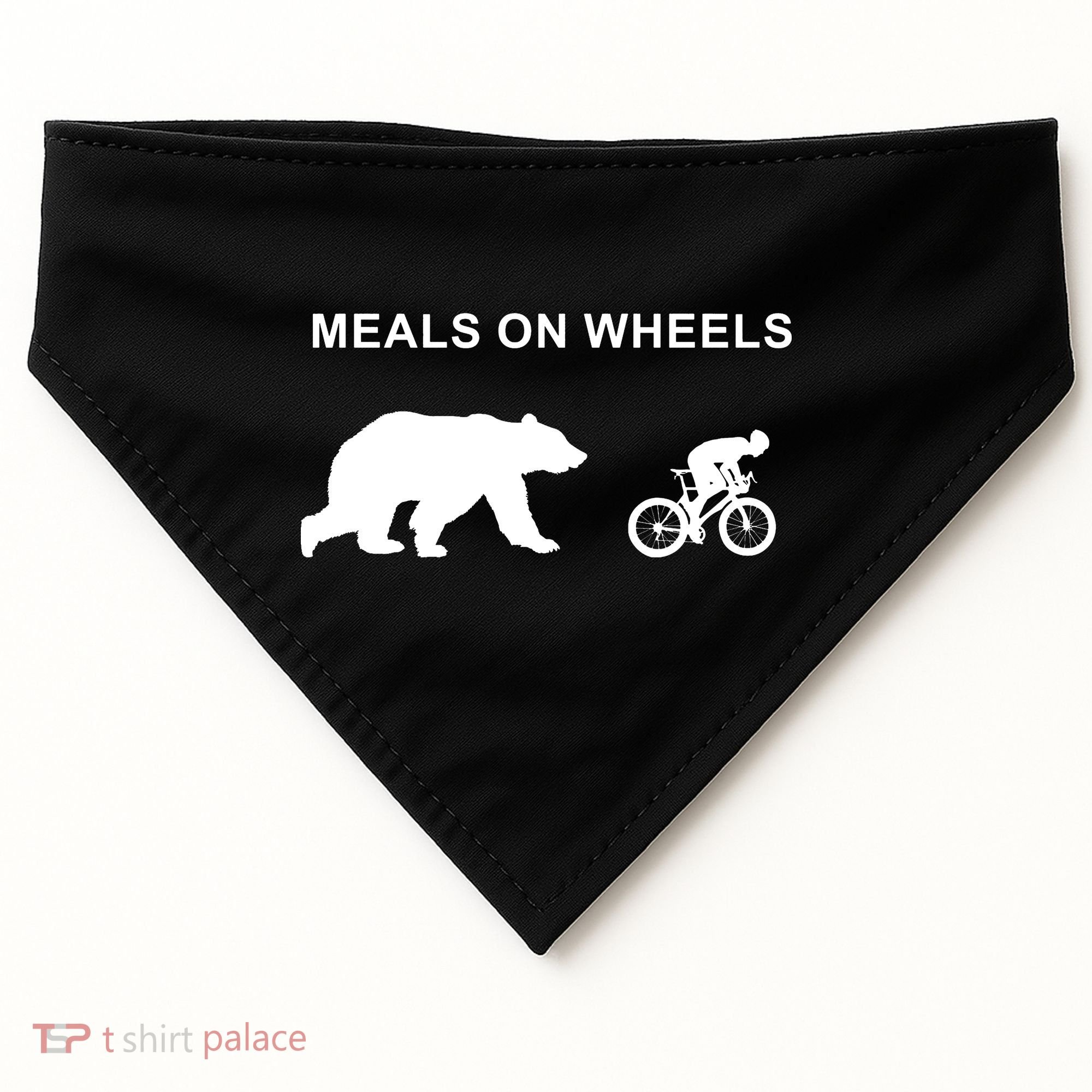 Meals On Wheels USA-Made Doggie Bandana