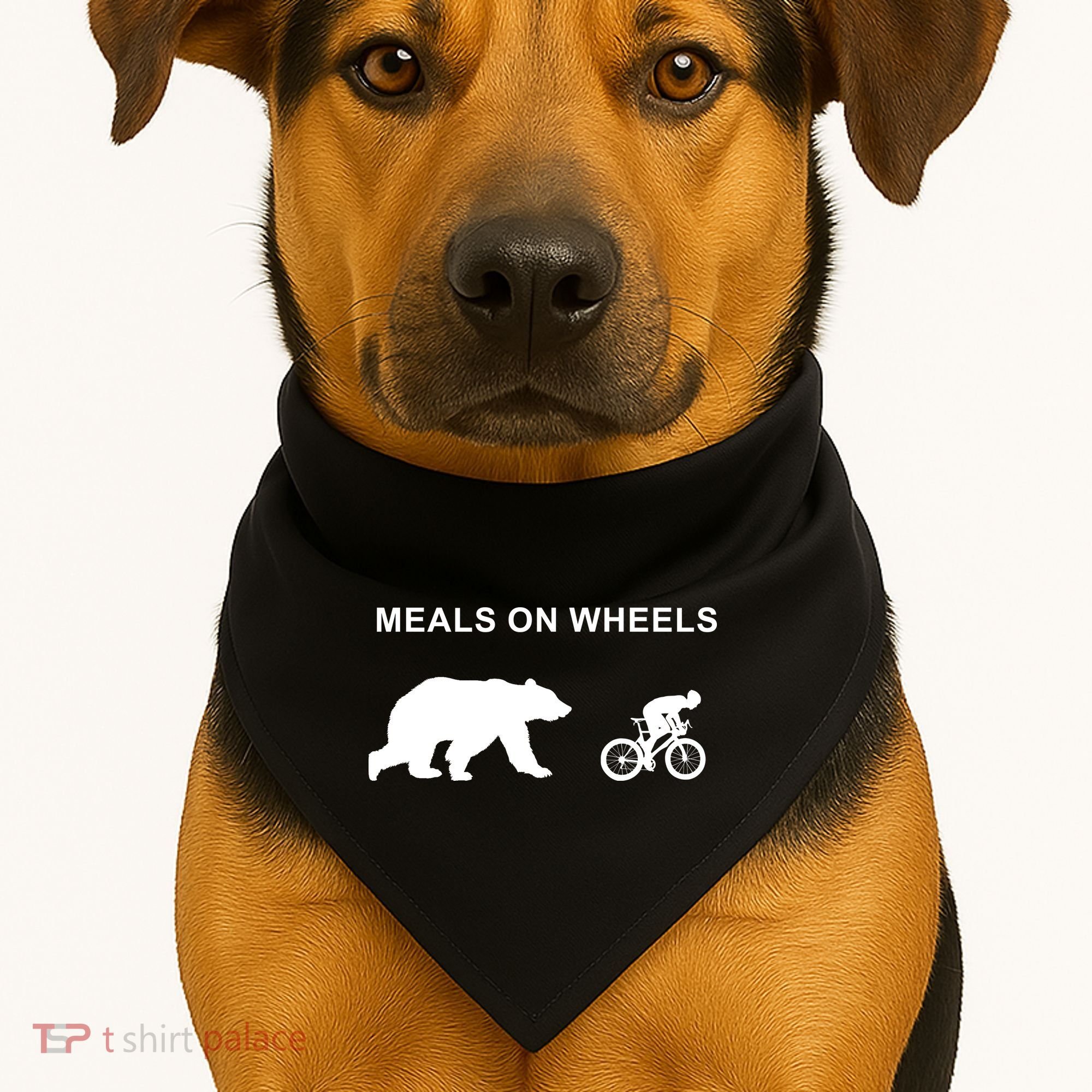 Meals On Wheels USA-Made Doggie Bandana