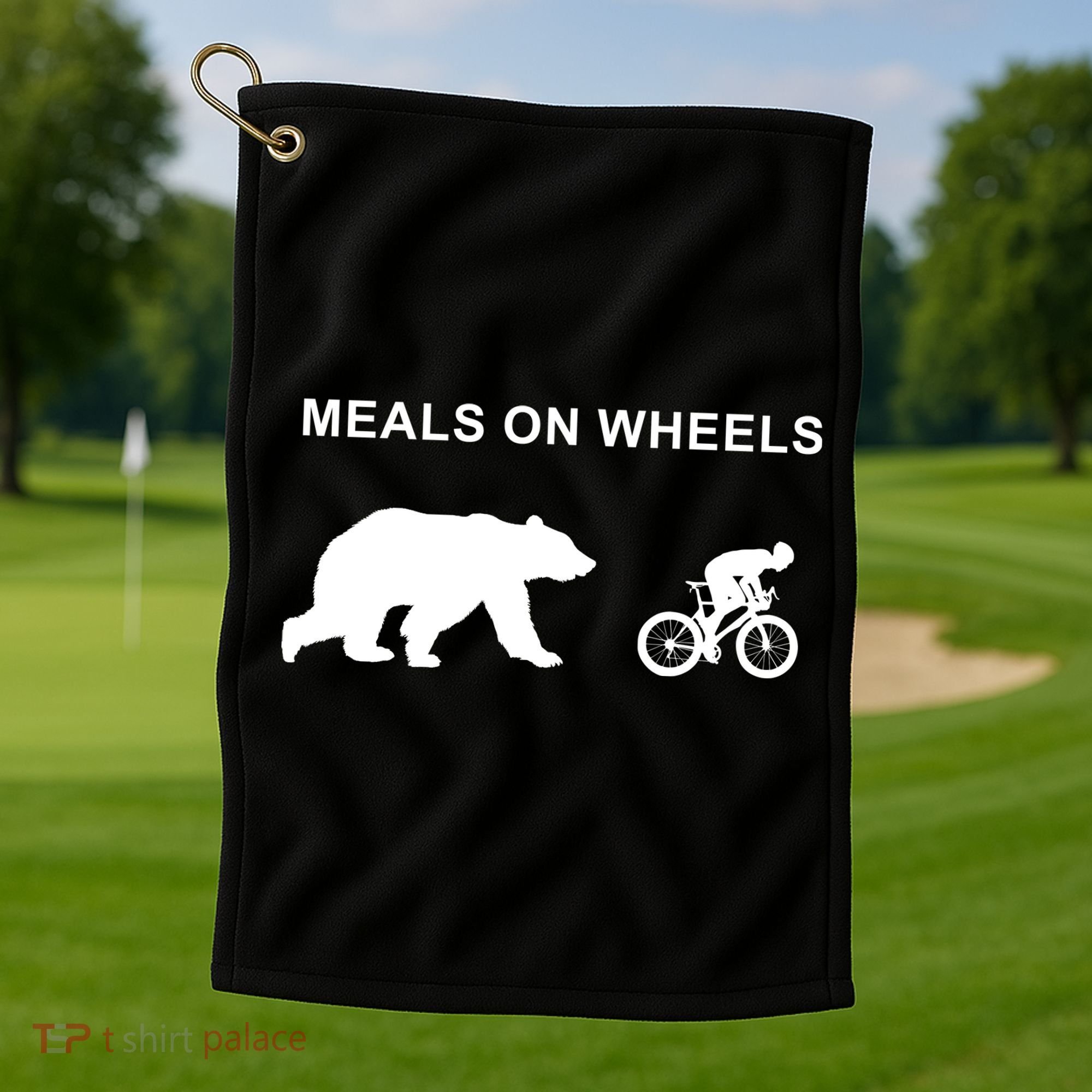 Meals On Wheels Golf Towel