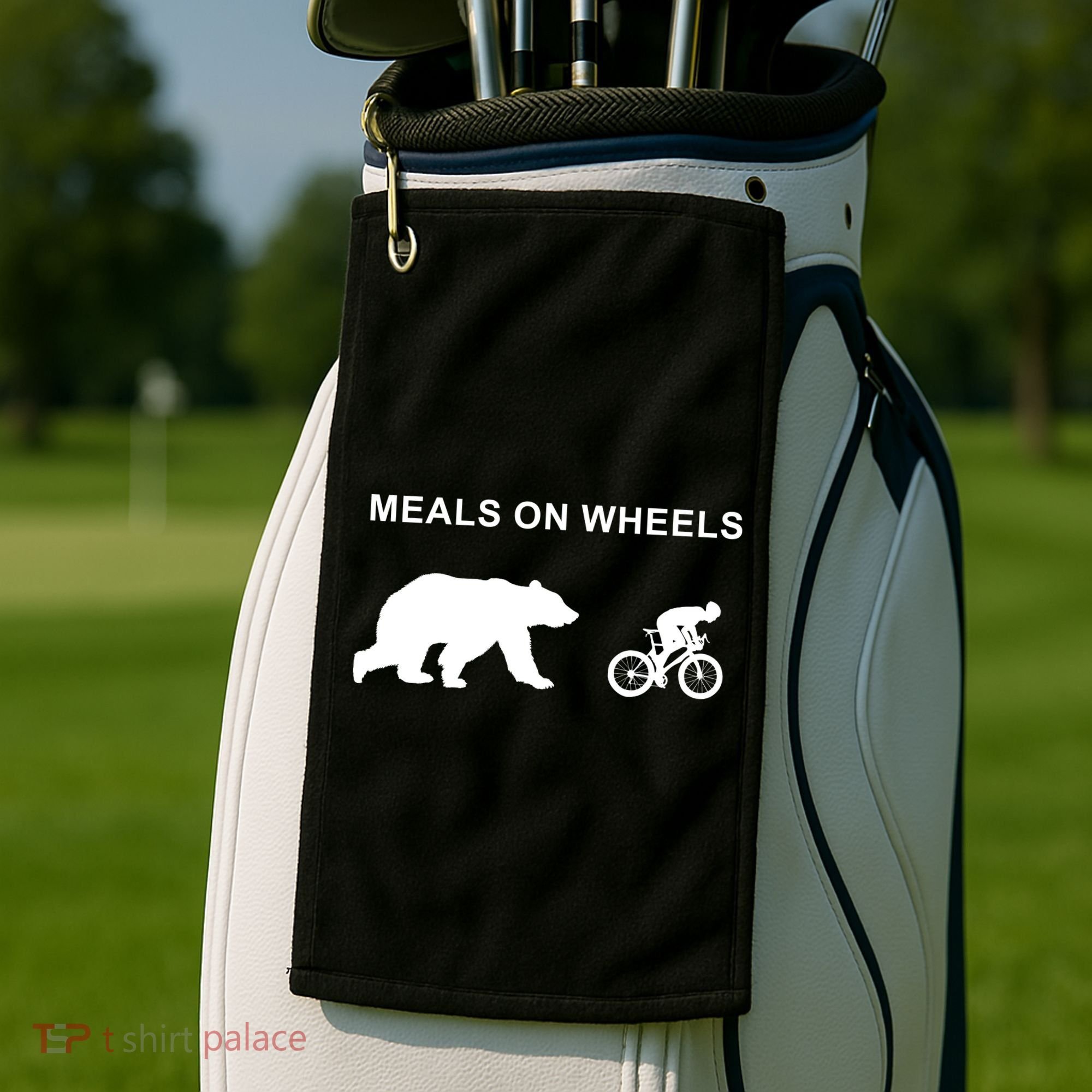 Meals On Wheels Golf Towel