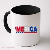 Merica Patriotic 4th Of July Coffee Mug thumb 0