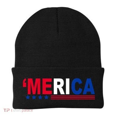 Merica Patriotic 4th Of July Beanie