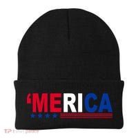 Merica Patriotic 4th Of July Beanie thumb 0
