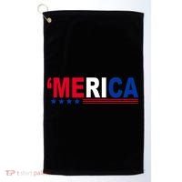 Merica Patriotic 4th Of July Golf Towel thumb 0