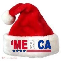 Merica Patriotic 4th Of July Santa Hat thumb 0