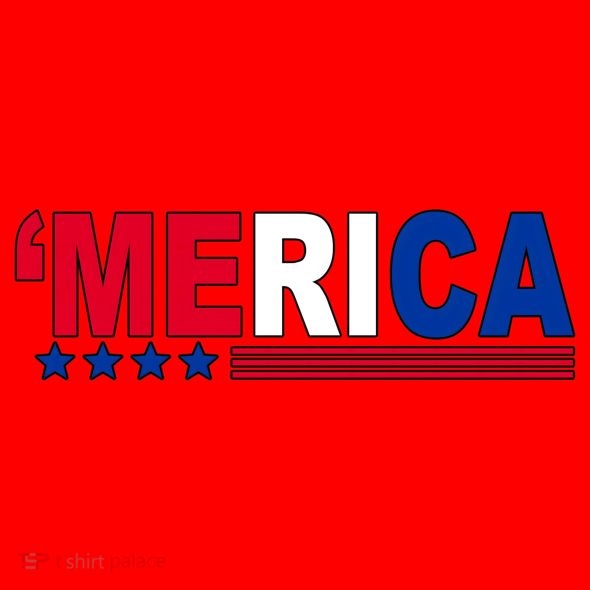 Merica Patriotic 4th Of July Santa Hat