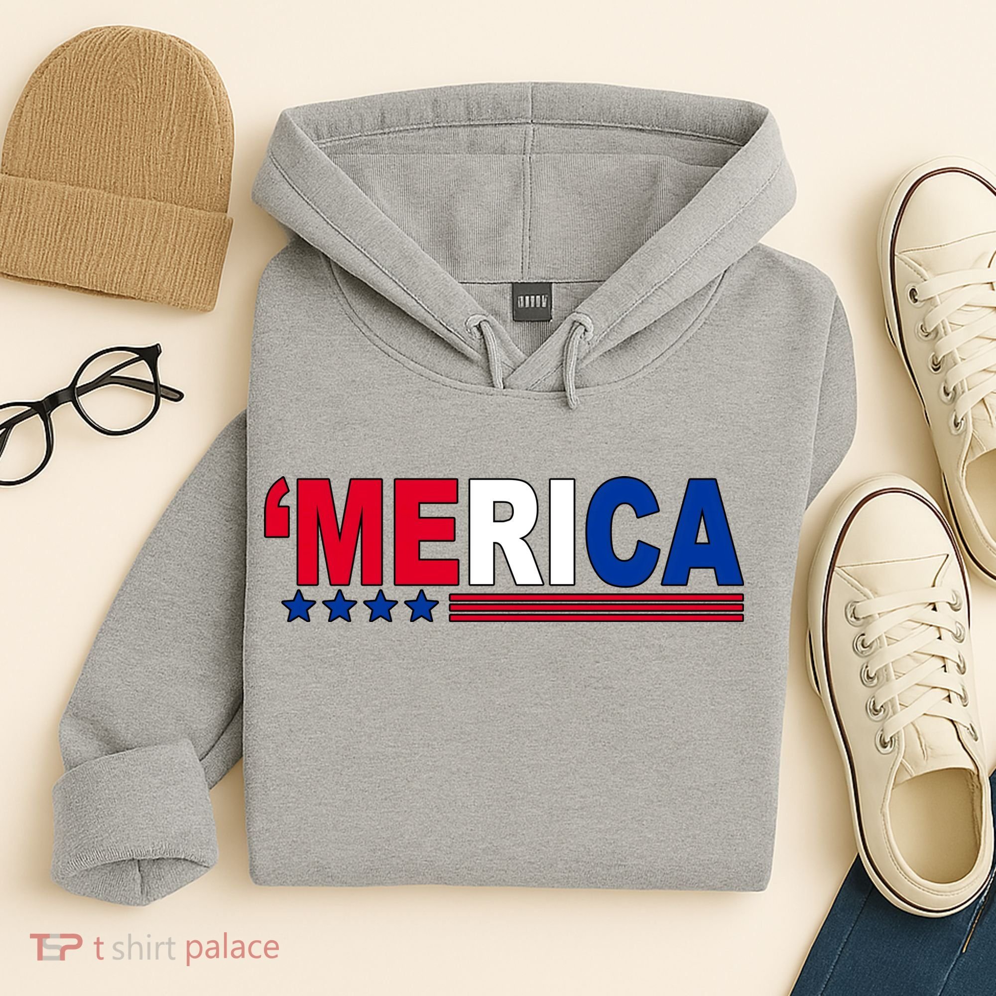 Merica Patriotic 4th Of July Hoodie