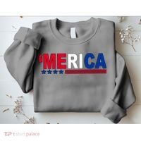 Merica Patriotic 4th Of July Sweatshirt thumb 2