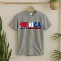 Merica Patriotic 4th Of July T-Shirt thumb 2