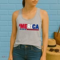 Merica Patriotic 4th Of July Women's Tank Top thumb 2