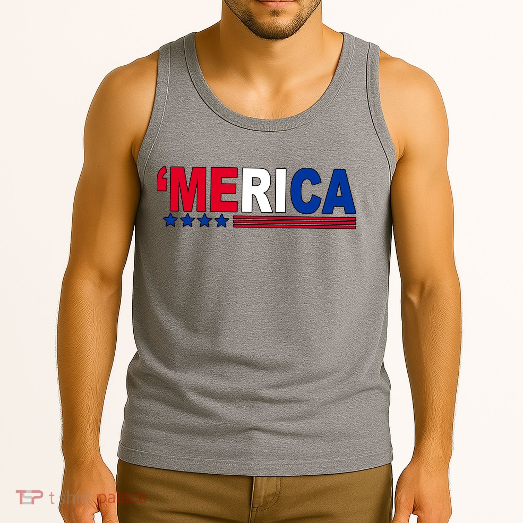 Merica Patriotic 4th Of July Tank Top