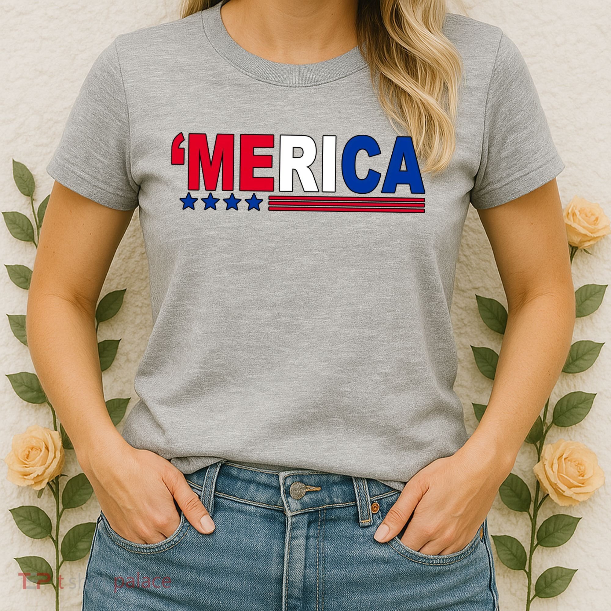 Merica Patriotic 4th Of July Women's T-Shirt