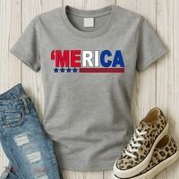 Merica Patriotic 4th Of July Women's T-Shirt thumb 3