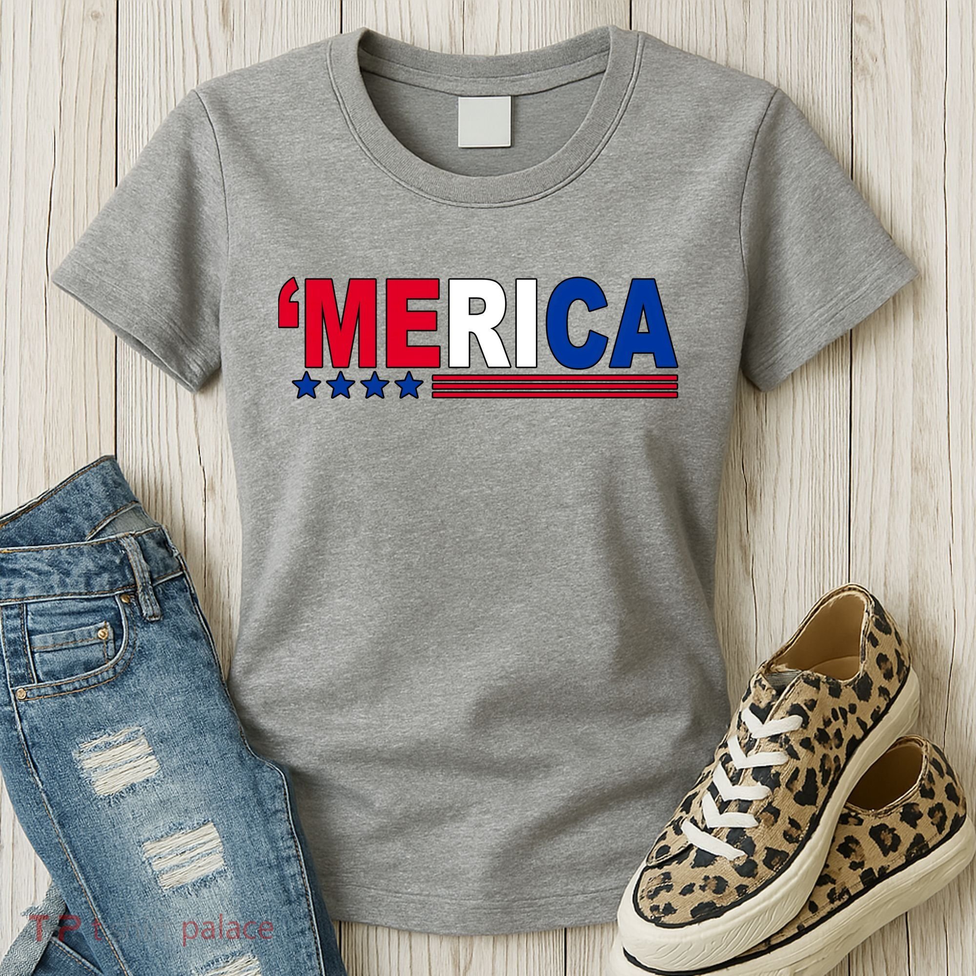 Merica Patriotic 4th Of July Women's T-Shirt
