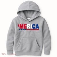 Merica Patriotic 4th Of July Kids Hoodie thumb 0