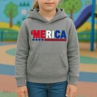 Merica Patriotic 4th Of July Kids Hoodie thumb 3