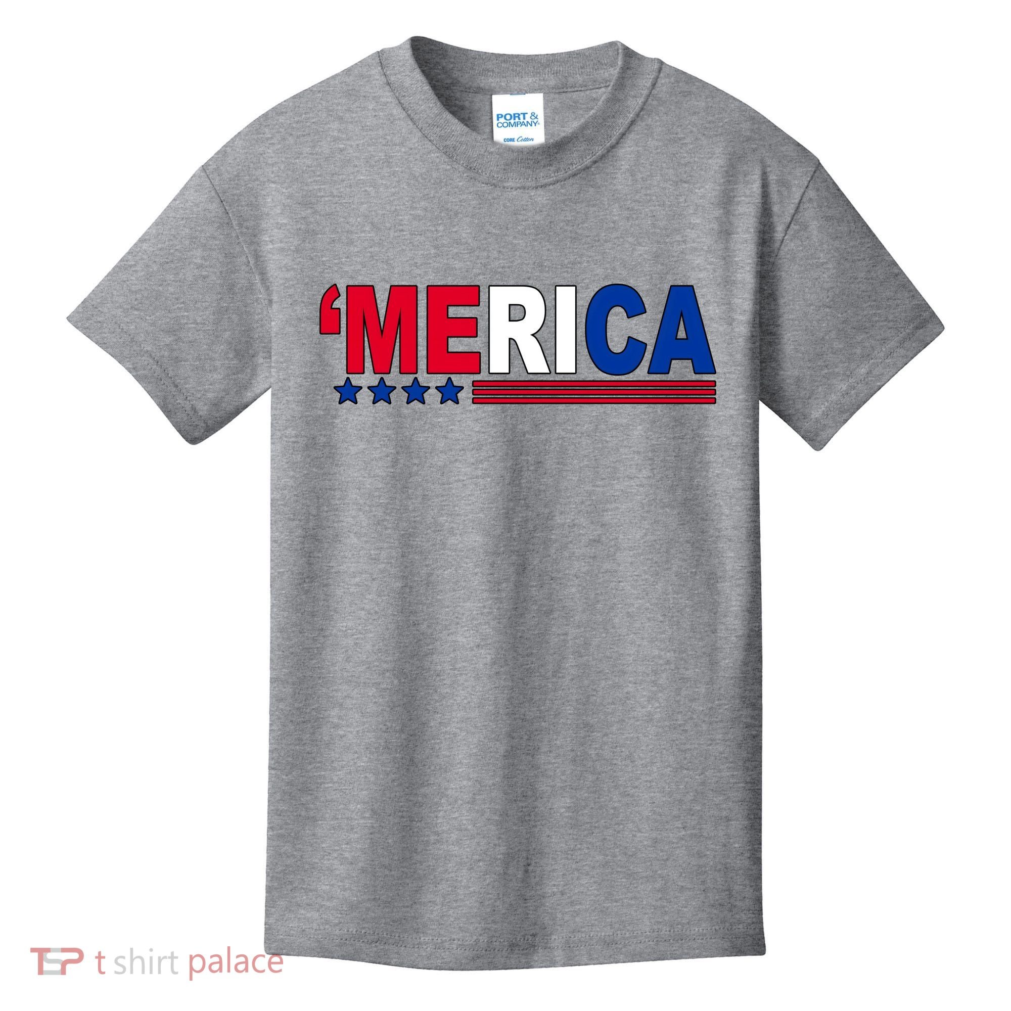 Merica Patriotic 4th Of July Kids T-Shirt