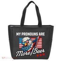 My Pronouns Are More Beer Usa Eagle American Tote Bag thumb 0