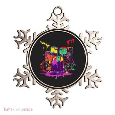 Melting Pop Art Drum Set Funny Drummer Musician Music Outfit Ornament