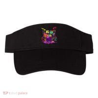 Melting Pop Art Drum Set Funny Drummer Musician Music Outfit Visor thumb 0