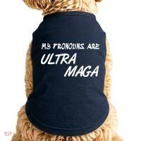 My Pronouns Are Ultra Maga Doggie Tank thumb 0