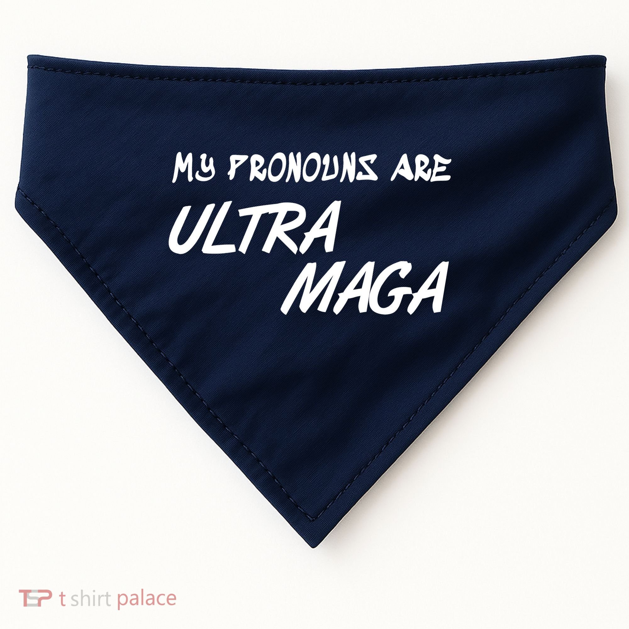 My Pronouns Are Ultra Maga USA-Made Doggie Bandana