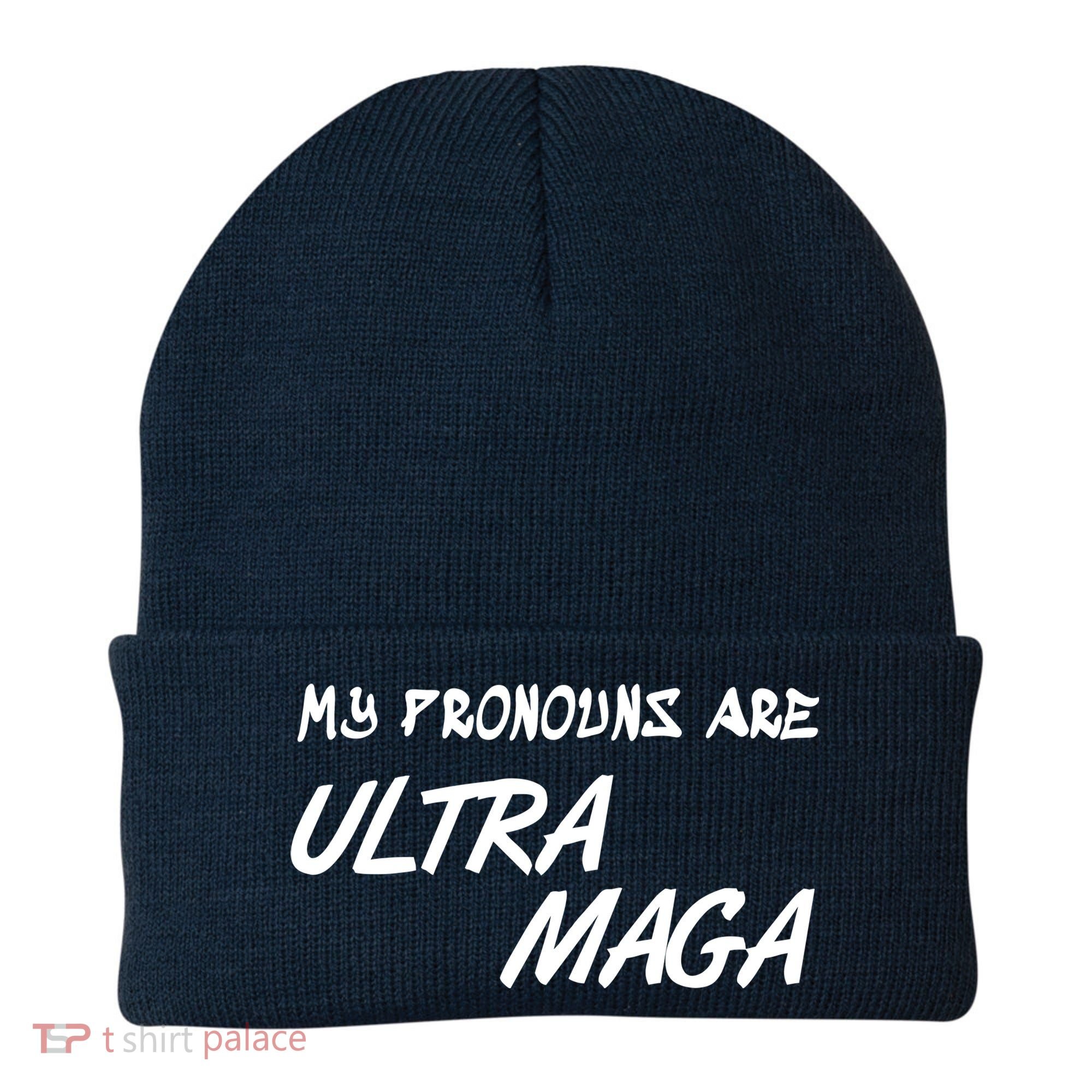 My Pronouns Are Ultra Maga Beanie