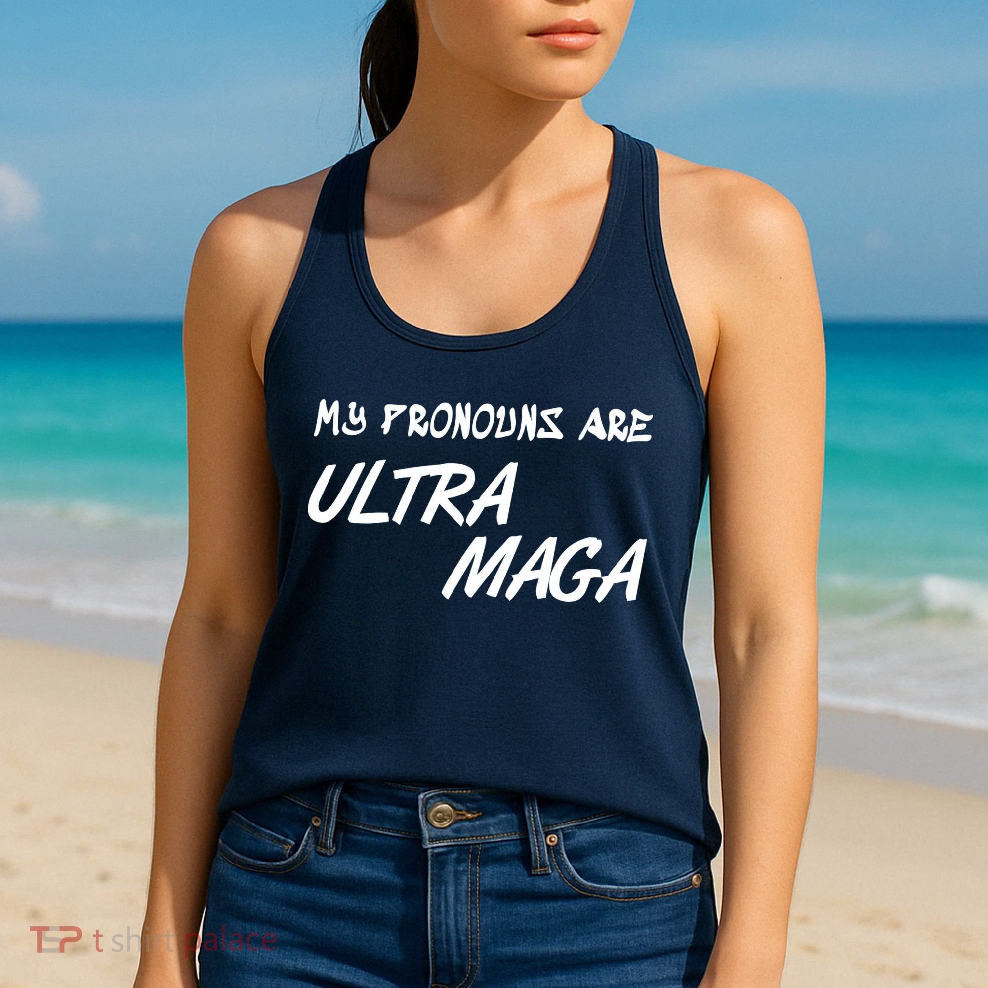 My Pronouns Are Ultra Maga Women's Tank Top