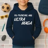 My Pronouns Are Ultra Maga Kids Hoodie thumb 2