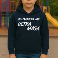 My Pronouns Are Ultra Maga Kids Hoodie thumb 3