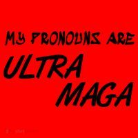 My Pronouns Are Ultra Maga Santa Hat thumb 1