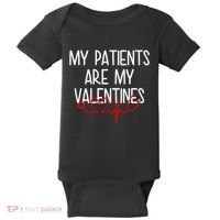 My Parents Are My Valentines Baby Bodysuit thumb 0