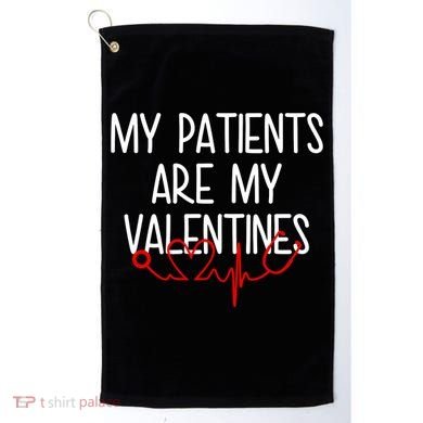 My Parents Are My Valentines Golf Towel
