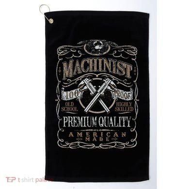 Machinist Patriotic American 100 Proof Gift Golf Towel