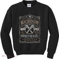 Machinist Patriotic American 100 Proof Gift Kids Sweatshirt thumb 0