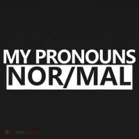 My Pronouns Are Nor/mal Funny Ornament thumb 1