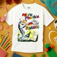 Micro Plastics Are Not Fantastic The World Is Dying Kids T-Shirt thumb 3